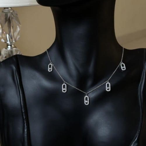 سلسال MESSIKA الأكثر طلباً فضي