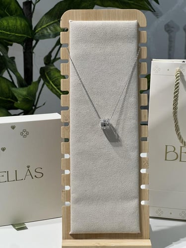 سلسال التاج فضة عيار 925 لون فضي