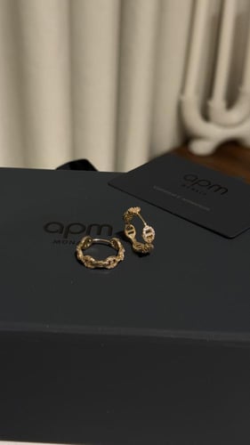 حلق مايلي مارين apm ذهبي