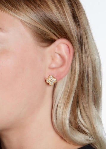 حلق Van cleef الأكثر طلباً ذهبي