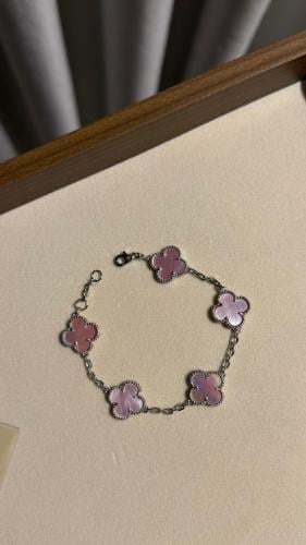 إسوارة Van cleef ذهبي - فيروزي مخطط