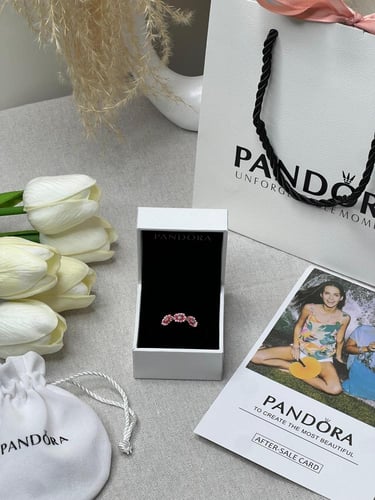 خاتم باندورا PANDORA قولد روز