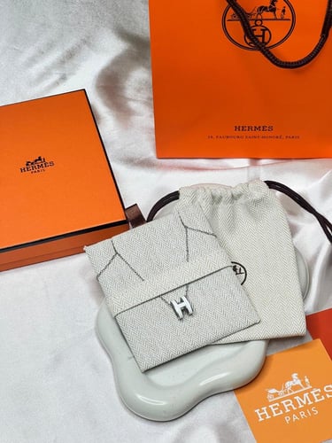 سلسال HERMES معدن فضي أبيض