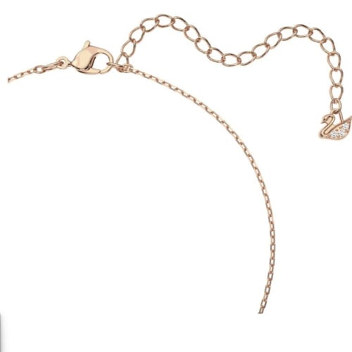 سلسال سواروفسكي فضي - روز قولد