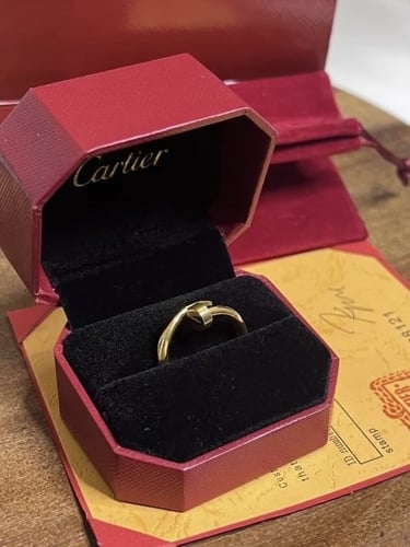 خاتم carter المسمار الماسي ذهبي