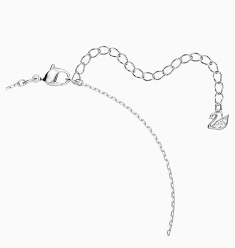 سلسال سوارفيسكي فضي كريستالة