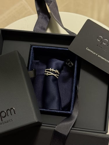 خاتم apm فضي حلقات