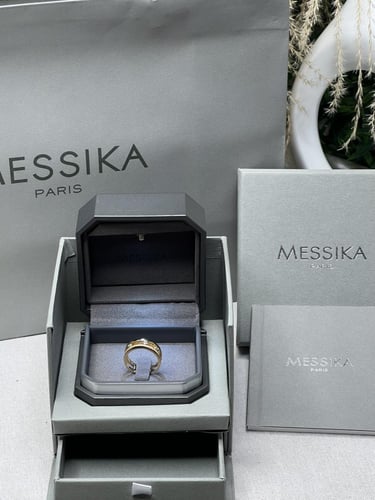 خاتم MESSIKA معدن ذهبي