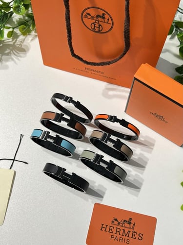 إسوارة هيرمس - رجالي - ملون