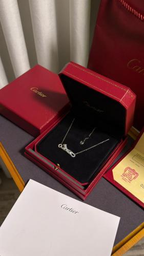 سلسال Cartier النمر - فضي ماستر كواليتي