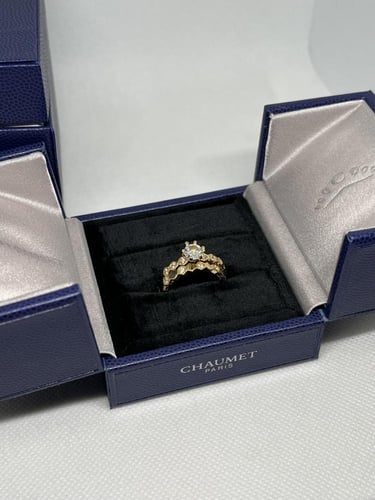 دبلة شوميه ذهبي -فضي تونز