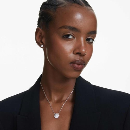 سلسال سوارفيسكي كرستالات فضي