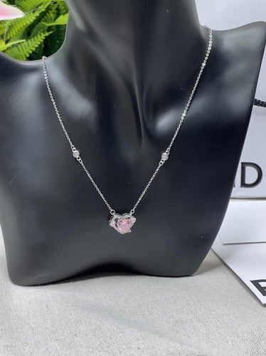 سلسال باندورا PANDORA قلب وردي مع كرستال