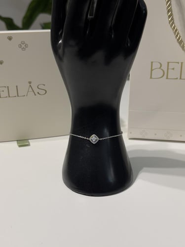 أسوارة فضة عيار 925 لون فضي