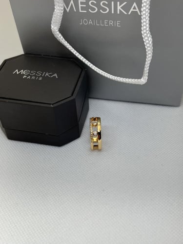 خاتم MESSIKA معدن ذهبي