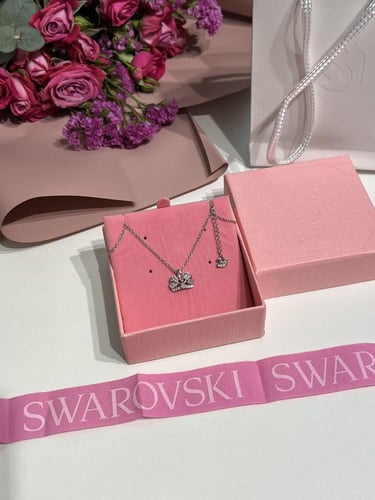 سلسال سوارفيسكي امير التاج فضي كريستالة