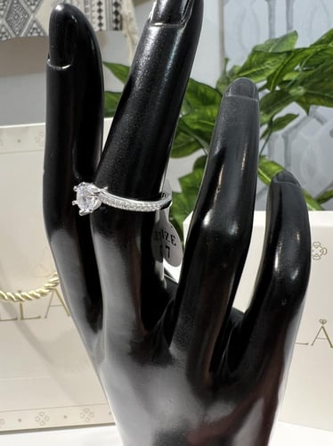 خاتم فضة عيار 925 لون