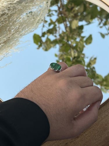 خاتم ملكي فضه عيار 925