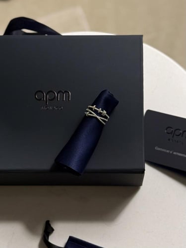 خاتم apm فضي حلقات