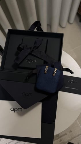 حلق مايلي مارين apm ذهبي