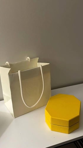 سلسال سواروفيسكي (ميلينا ) فضي بكرستالة زرقاء