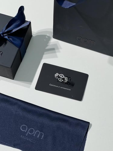 خاتم apm مايلي مارين فضي -ذهبي