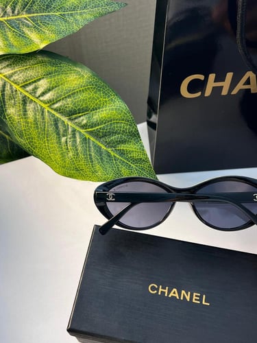 نظارة CHANEL أطار أسود - عدسة أسود