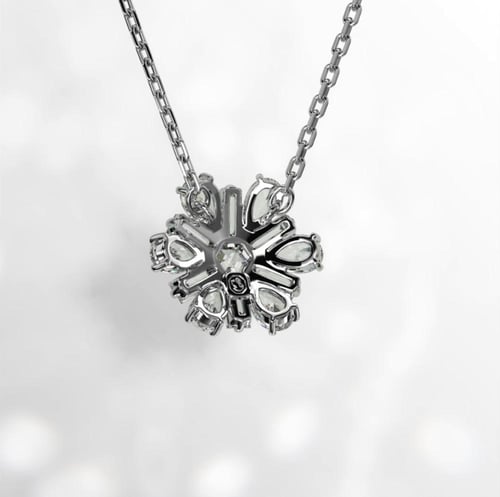 سلسال سوارفيسكي كرستالات فضي