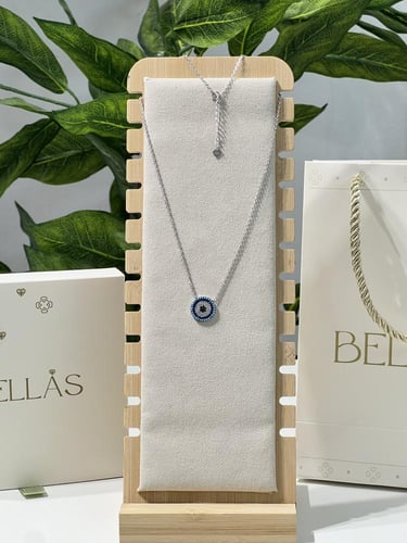 سلسال العين فضة عيار 925 ملون