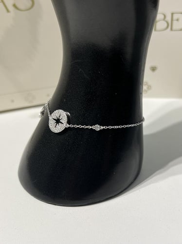 أسوارة فضة عيار 925 لون فضي