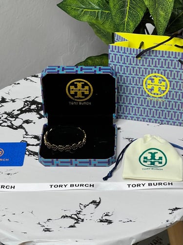 إسوارة TORY BURCH معدن ذهبي