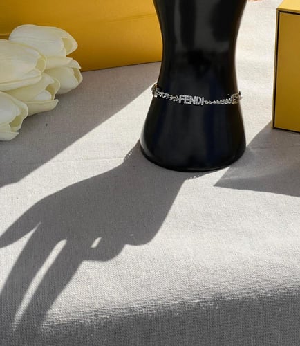 طقم FENDI معدن فضي