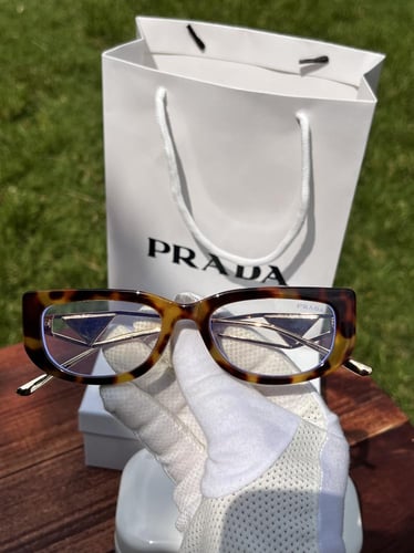 نظارة PRADA تايقر عدسة شفافه