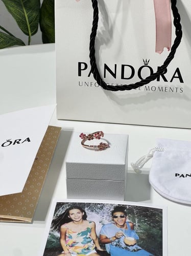 خاتم باندورا PANDORA قولد روز