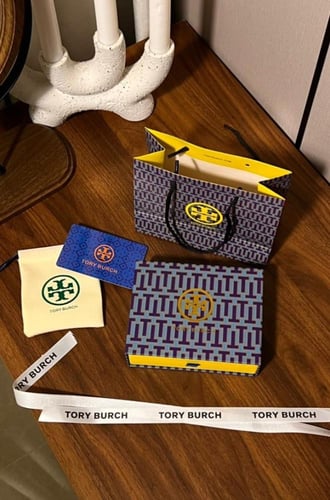إسوارة TORY BURCH مقاس 14 سم معدن ذهبي
