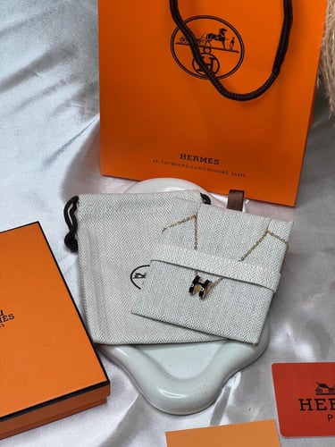 سلسال HERMES معدن ذهبي أسود