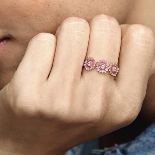 خاتم باندورا PANDORA قولد روز