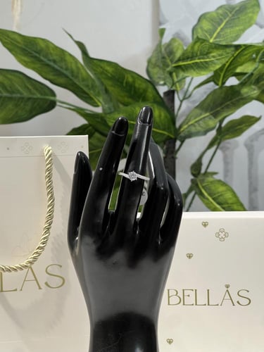 خاتم فضة عيار 925 لون