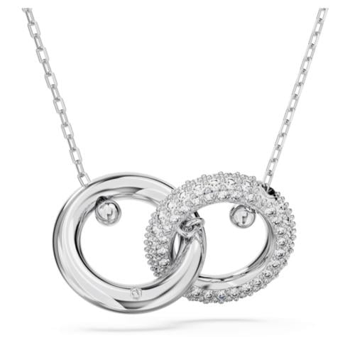 سلسال سوارفيسكي فضي كريستالة