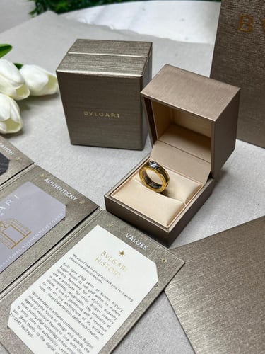 خاتم BVLGARI الماسي