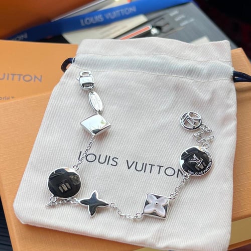 اسواره LOUIS VUITTON فضي - وردي ماستر