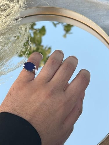 خاتم ملكي فضه عيار 925