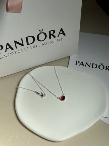 سلسال باندورا PANDORA قلب أحمر