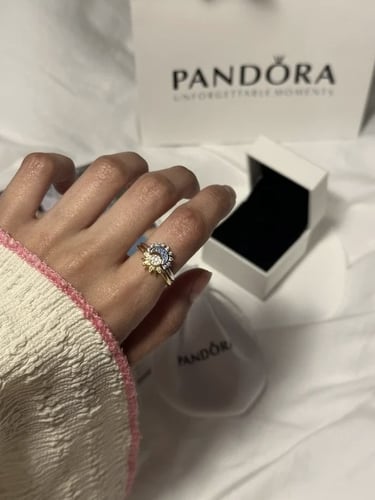 خاتم باندورا PANDORA الشمس والقمر