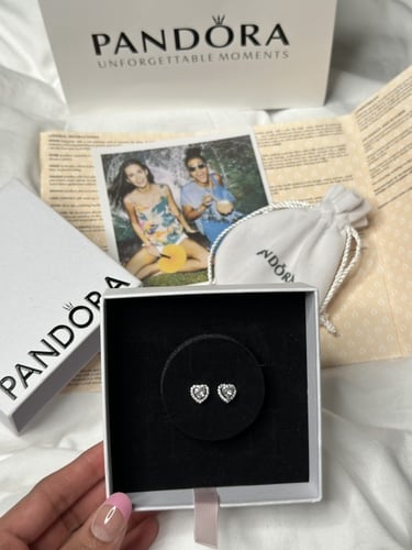 حلق باندورا PANDORA فضي