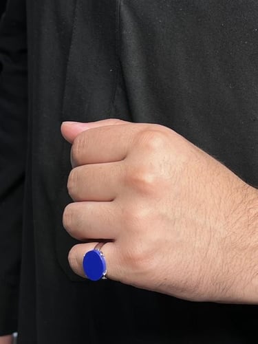 خاتم ملكي فضه عيار 925