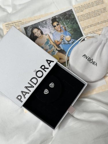 حلق باندورا PANDORA فضي