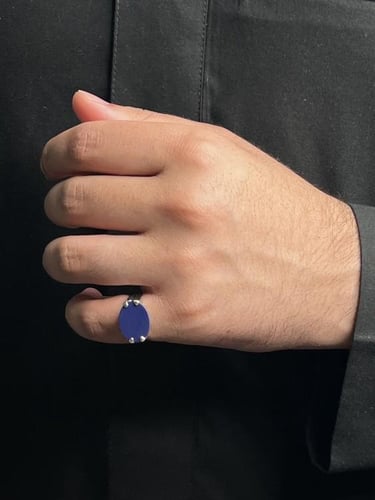 خاتم ملكي فضه عيار 925