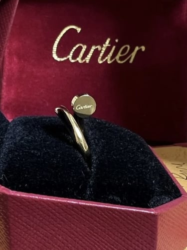 خاتم carter المسمار الماسي ذهبي