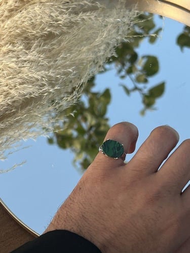 خاتم ملكي فضه عيار 925